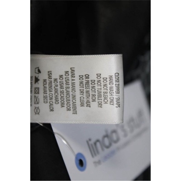 Harley Davidson Children’s size 12/14 Faux Leather Embroidered Motorcycle Jacket - Picture 6 of 6